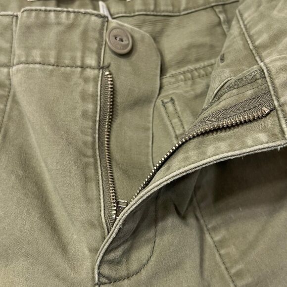 Tommy Hilfiger Floral Pants Wide Leg Cargo Khaki Size 4 Y2K Vintage - Picture 8 of 12